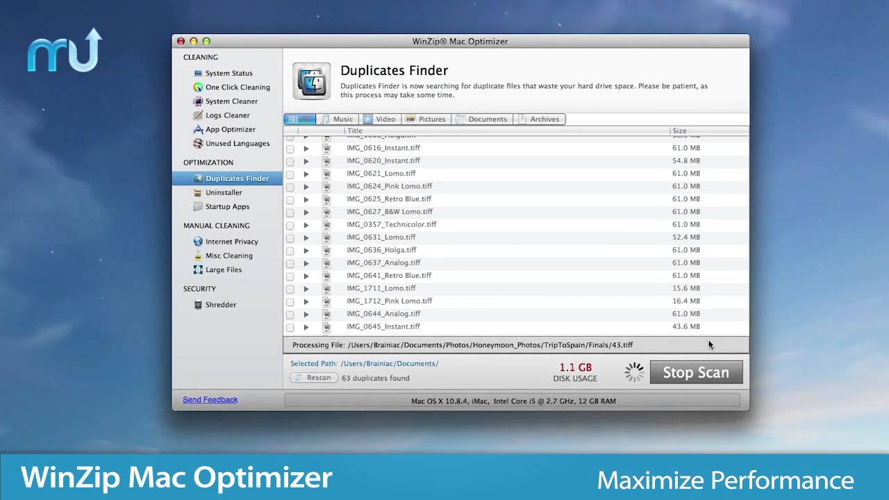 Winzip Mac Optimizer